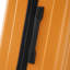 20 "/ 24" / 28 "3 pièces / ensemble en valise à roulettes en ABS, valise de cabine, couleur assortie, serrure à combinaison TSA (noir et orange)