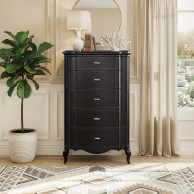 ACME Chelmsford Chest, Black Antique Finish