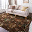Tapis brun / orange Mortiz-793998816