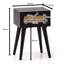 Aledward 40cm W Solid Wood Bedside Table