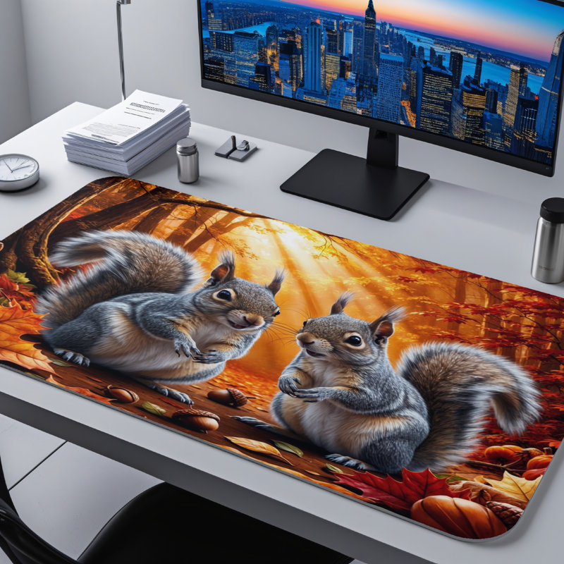 Polyester Desk Pad, 31.5x15.5