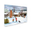 Art mural sur toile tendue - «The Snowman» par Arie Reinhardt Taylor pour décoration de salon, de chambre à coucher ou de bureau - 24 x 32-22672940