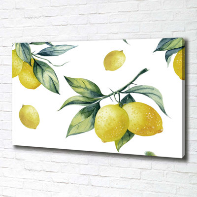 Lemons - Wrapped Canvas Print