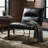 Laverock Faux Leather Slipper Chair-1996098969