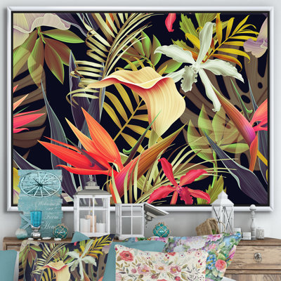 " Tropical Flower I " Painting Print