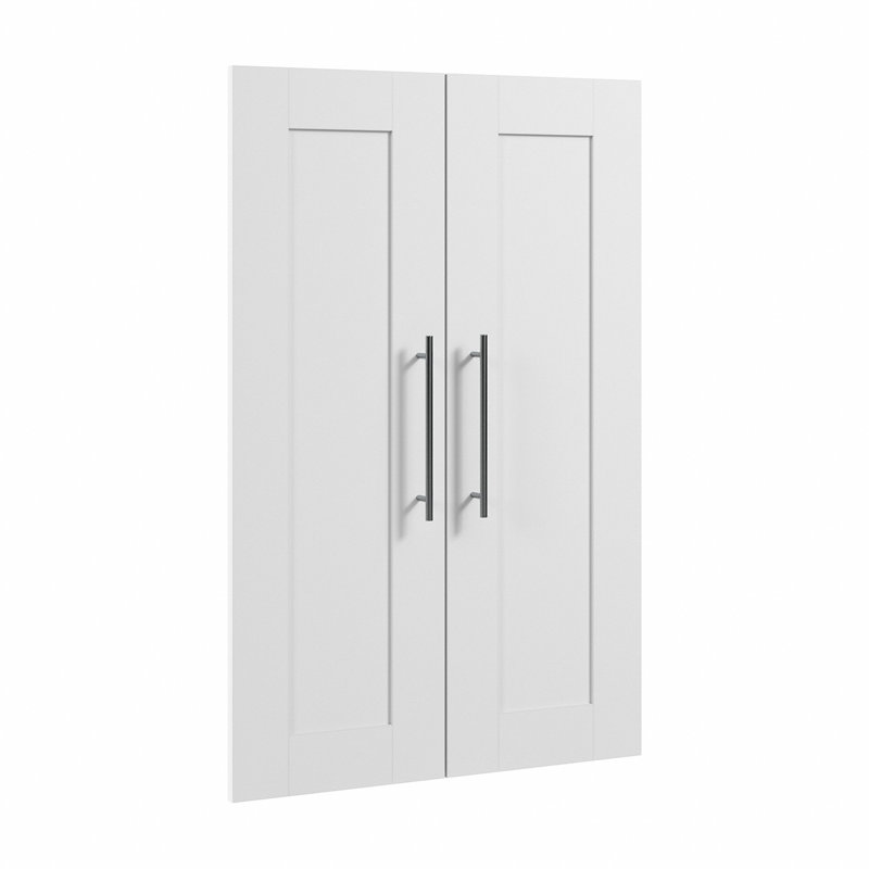 Portes Arlex pour rangement pour garde-robe, H 37,68 po x l 24,8 po x P 0,62 po, Blanc