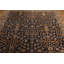 Tapis décoratif en laine de conception unique 8 pi 8 po x 11 pi 10 po Dianney noué à la main en brun/noir/gris