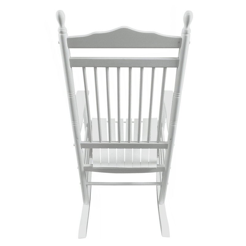 Chaise berçante balcon pour adulte - blanc