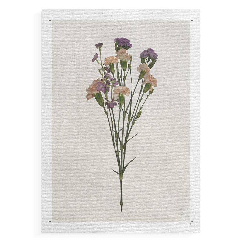 Organic Floral II - reproduction de toile seulement - non encadrée, H 36 po x l 24 po