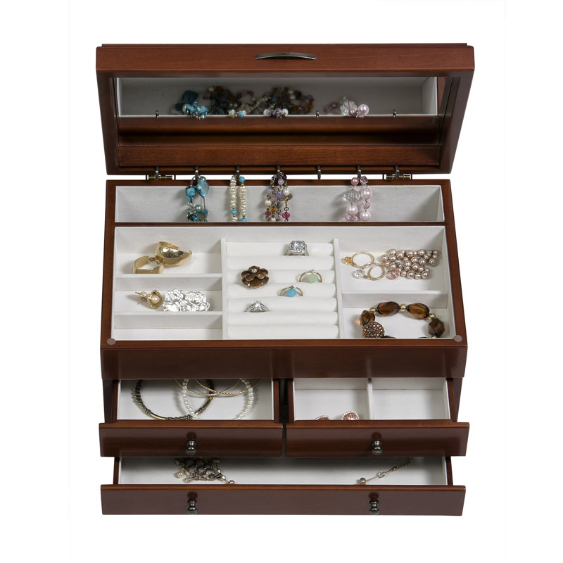 Boîte à bijoux en bois