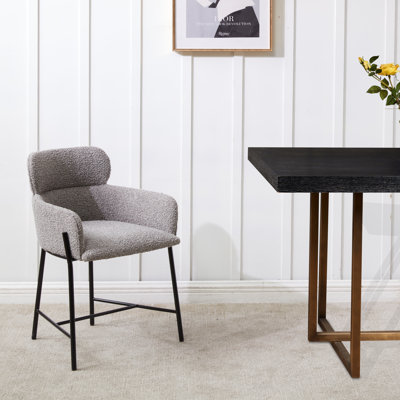 Fauteuil en velours Tighe