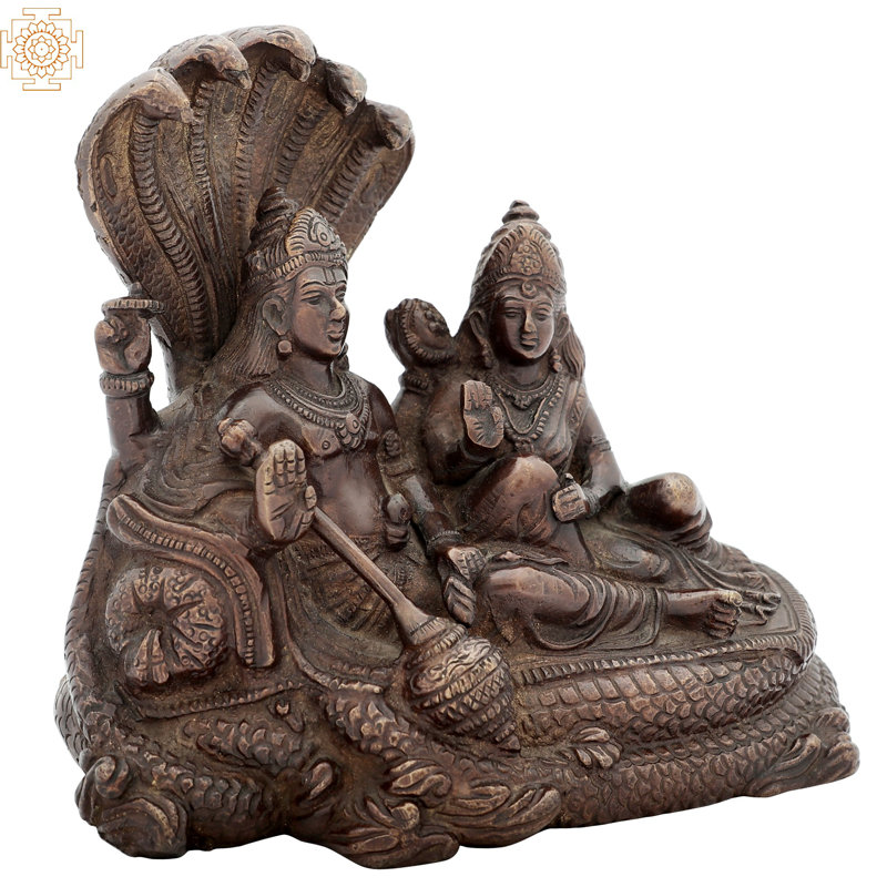 Statue de lord Vishnu et déesse Lakshmi