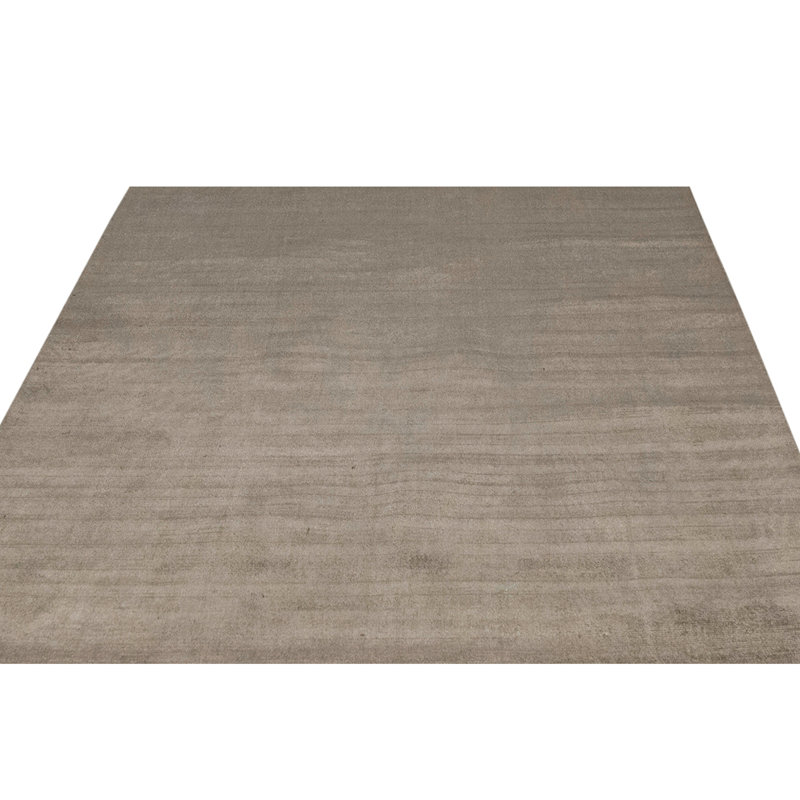 Wool Area Rug in Silver