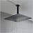 16" Matte Black Bathroom Luxury shower head