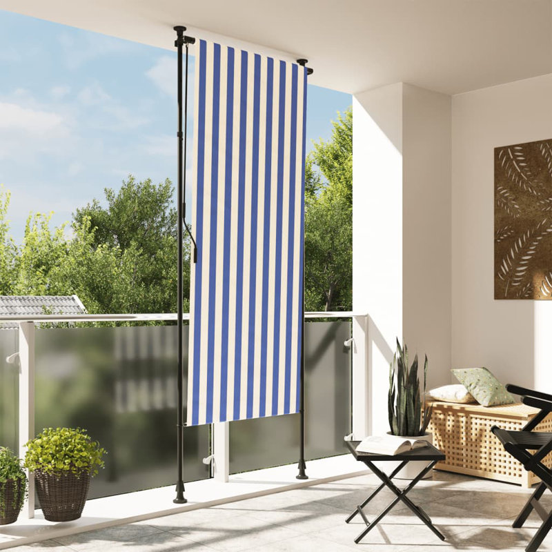 Blackout Solar Shade, Blue, 100 x 270 cm