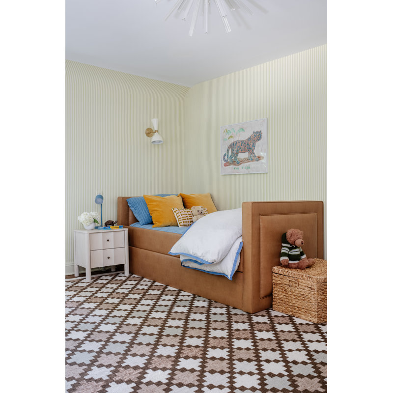 Abbott Hand Tufted Wool Area Rug, Rectangle 8' x 10'