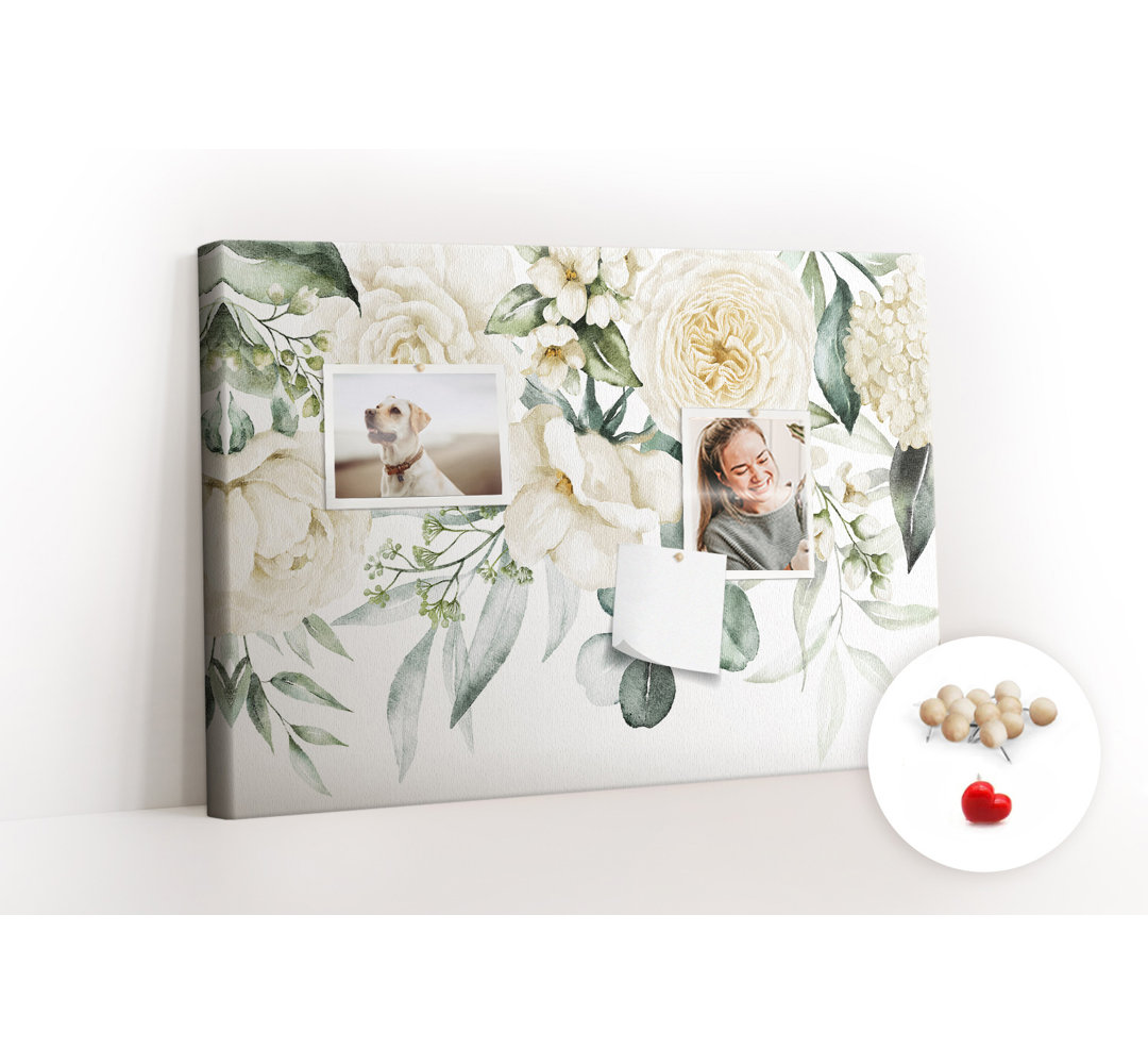Wall Mounted bulletin board print wall art notice boards decorative corkboard Plants