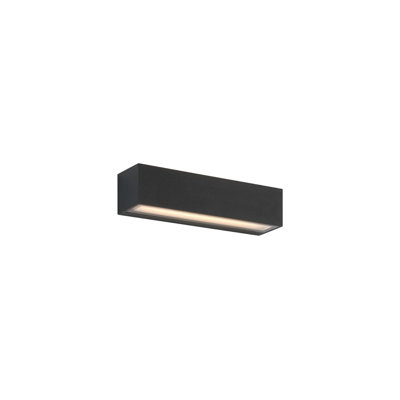 Stripe 10" Wall Sconce, Up/Down Light, 7.5W x 2, Black Finish