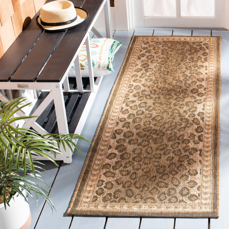 Tapis d'intérieur / extérieur à imprimé animal Colturo Performance, Tapis de couloir 2 pi 3 po x 10 pi
