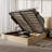 Upholstered Tufted Linen Platform Bed With Lift-Up Storage And Reinforced Slat Support-1854453958-1854233121