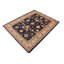 Tapis oriental noir / brun clair en laine noué à la main 9 pi 2 po x 11 pi 6 po Silke