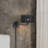 Asllan 1 Light Black Swing Arm Wall Lamp-122725063-122725064