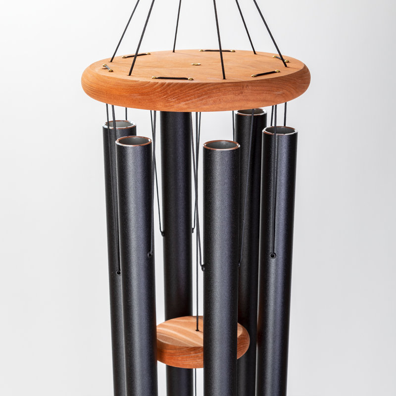 Carillon en aluminium Festival, Noir