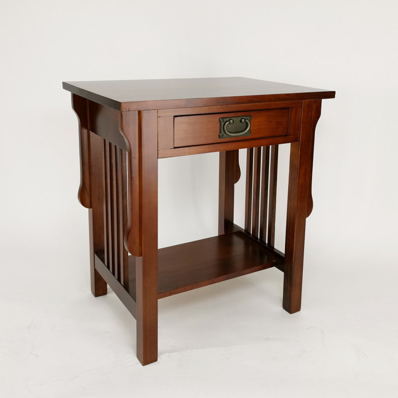 Hanning 24'' W Solid Wood Nightstand