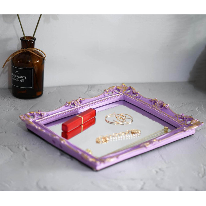 Rectangle Mirror, Lilac Purple