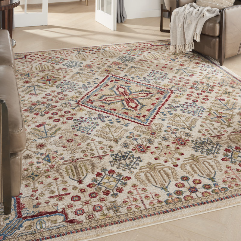 Oriental Indoor Rug, Rectangle 7'10" x 9'10"
