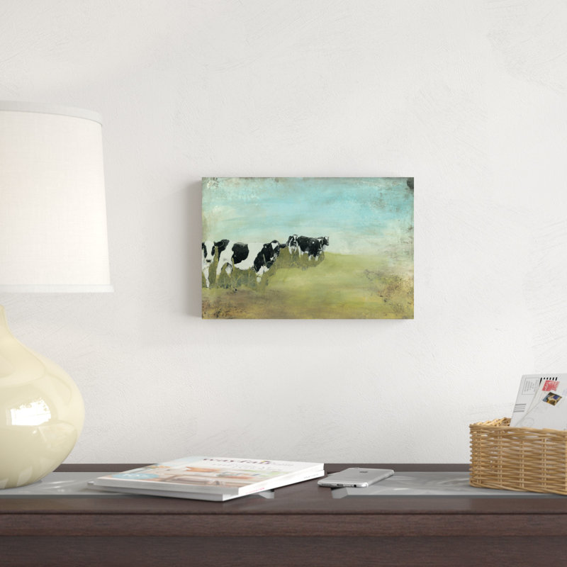 Country Drive Cows II, H 8 po x l 12 po x P 1,25 po