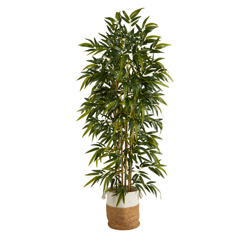 75'' Faux Bamboo Tree in Bamboo Planter