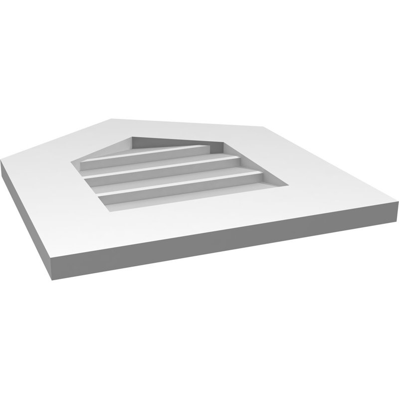 Ventilateur à pignon en uréthane non-fonctionnel Signature, H 18 po x l 16 po x P 1 po