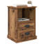 43cm W Manufactured Wood Bedside Table-345865457