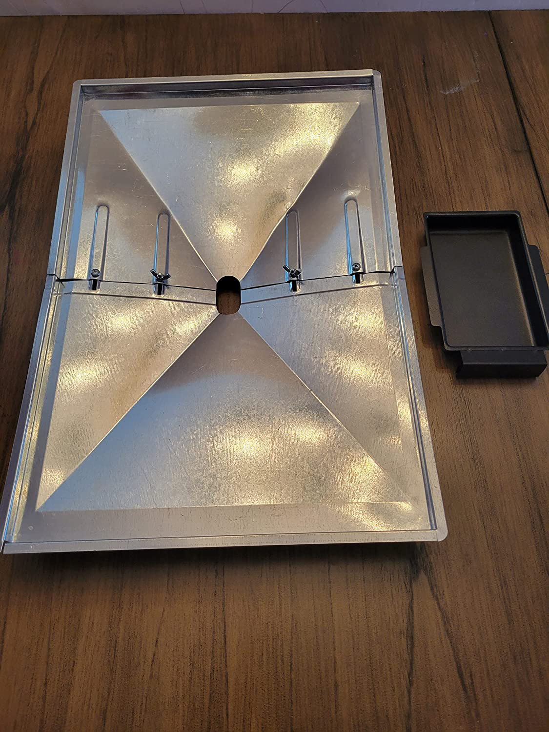 Quickflame Adjustable Grease Tray Set (2024 Inches) for BBQ Gas Grills, Replacement Drip Pan