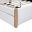 Lit plateforme double avec lit gigogne