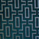 Bergman drapery, upholstery cut velvet fabric
