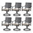 Alyah 6 - Person Patio Dining Set with Rectangular Table , Cushions Included