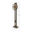 Finnley Grandfather Clock, Charcoal Black