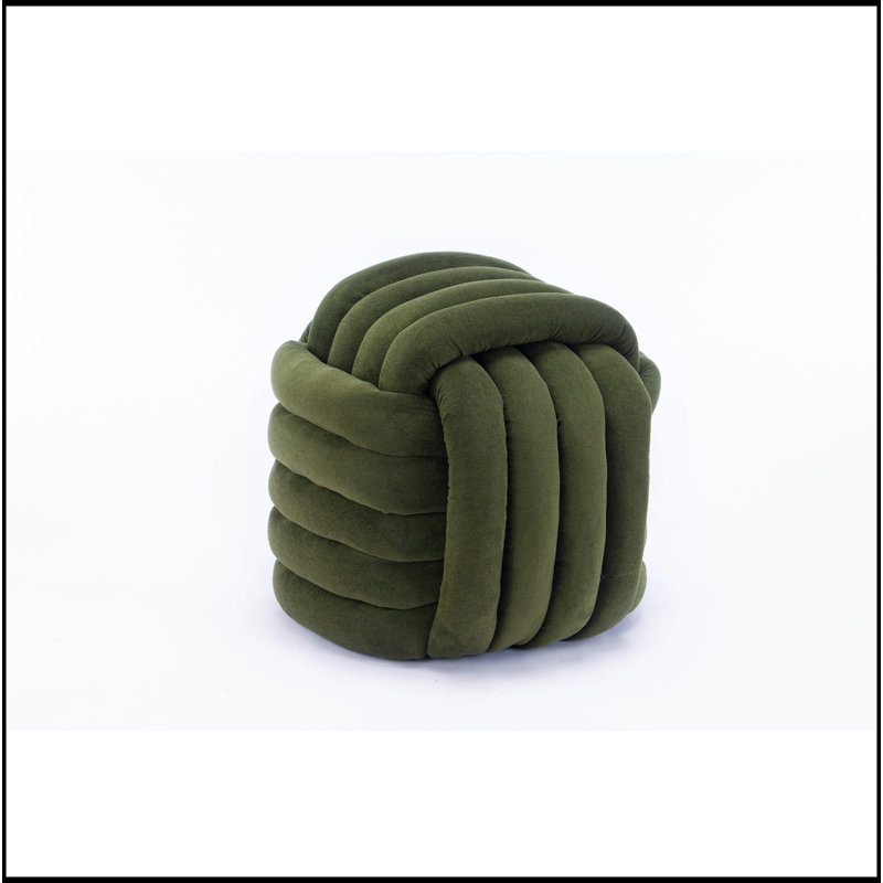 Repose-pieds Chenille, Vert