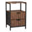 15 Inches Wide Nightstand - 2 Drawers, 1 Shelf, US Power Outlet-1144301060