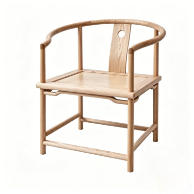 Simple solid wood dining chair, desk chair, backrest chair