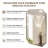 Rectangular Bathroom Vanity Mirror with Scalloped Corners – Stainless Steel Frame-1408244797-1408244798