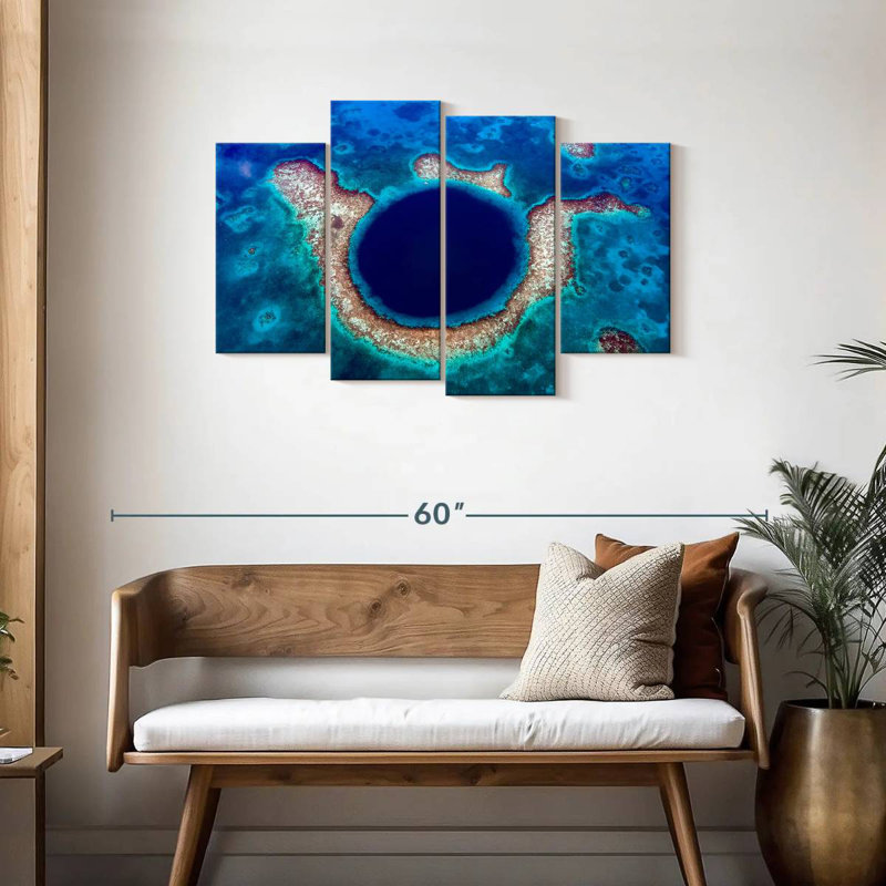 Grand trou bleu Harpa, H 27 po x l 43 po