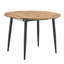 Ensemble de table et de chaises. Table de salle à manger extensible moderne en bois aggloméré. La table possède un design télescopique, convenant à des rassemblements de différentes tailles.-1317706398