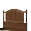 Structure traditionnelle en bois plateforme Olessia, style campagnard avec tête et pied de lit arqués, poteaux à broches, support à lattes, aucun sommier nécessaire-2092946713-2092946714