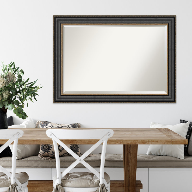 Dyana Flat Wall Mirror, 29.75" x 41.75", Bronze