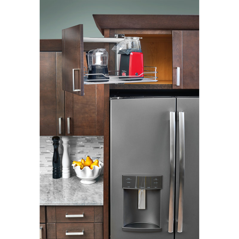Rev-A-Shelf Sliding Wall Cabinet Organizer for Above Refrigerator/Wall Oven