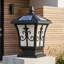 Lampadaire solaire solaire à double alimentation Ip65 imperméable avec télécommande pour cour de jardin