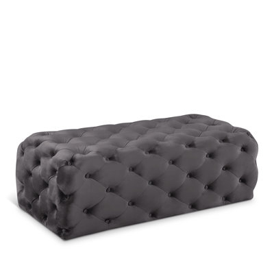 Paz Velvet Ottoman